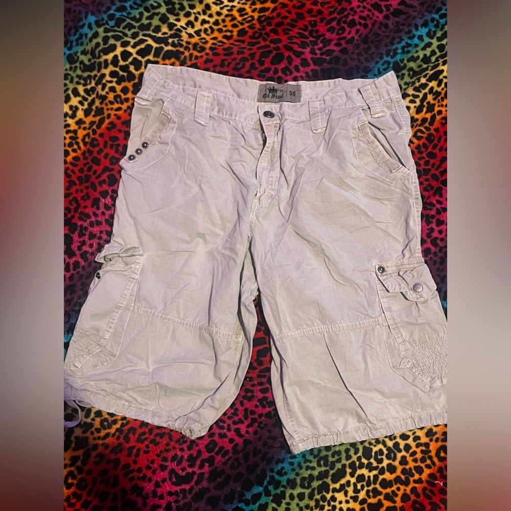 Vintage Cargo Jorts Old Skools